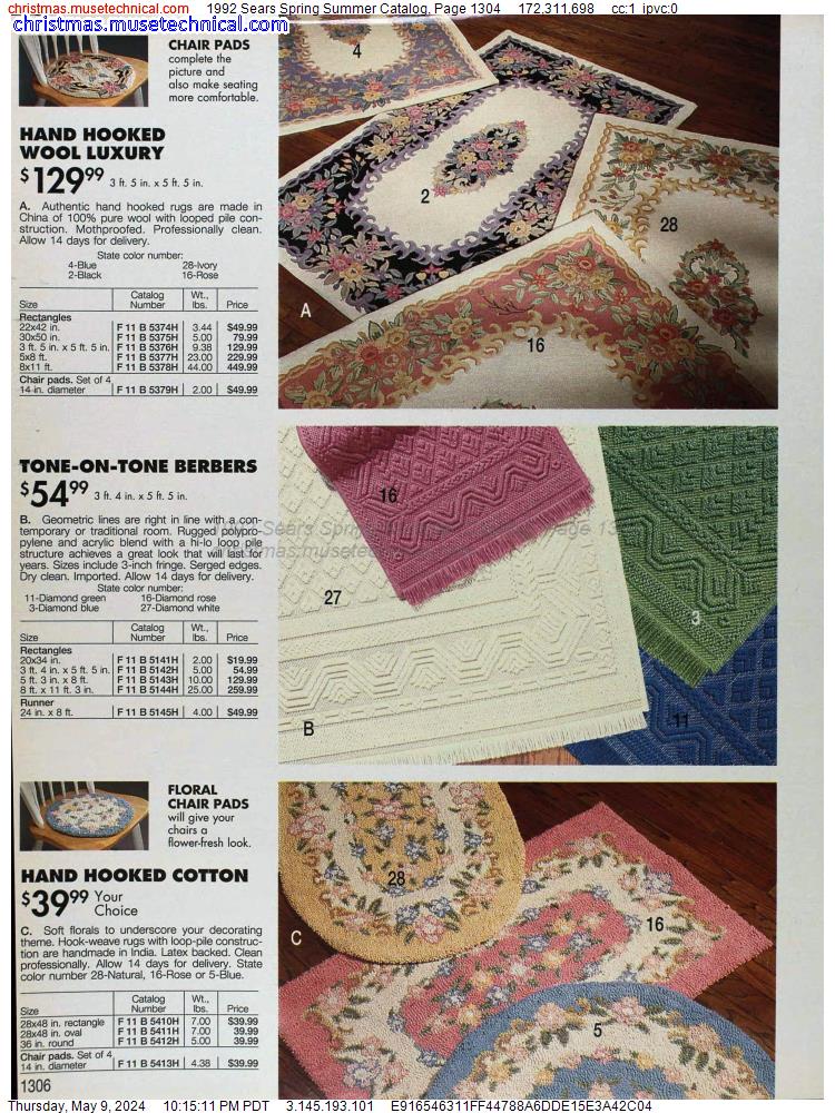 1992 Sears Spring Summer Catalog, Page 1304