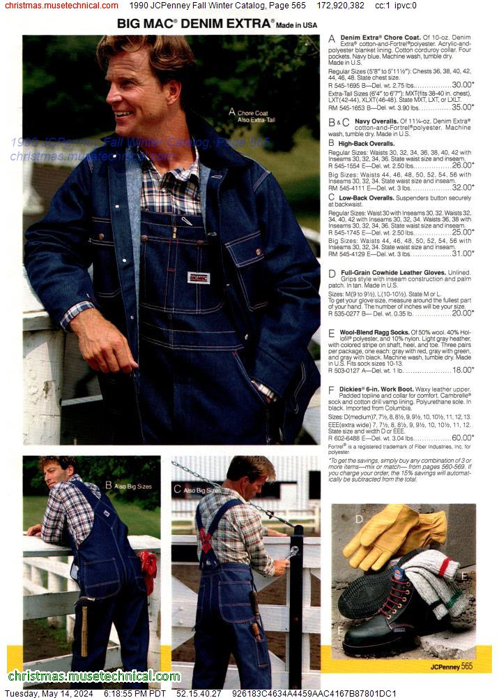 1990 JCPenney Fall Winter Catalog, Page 565