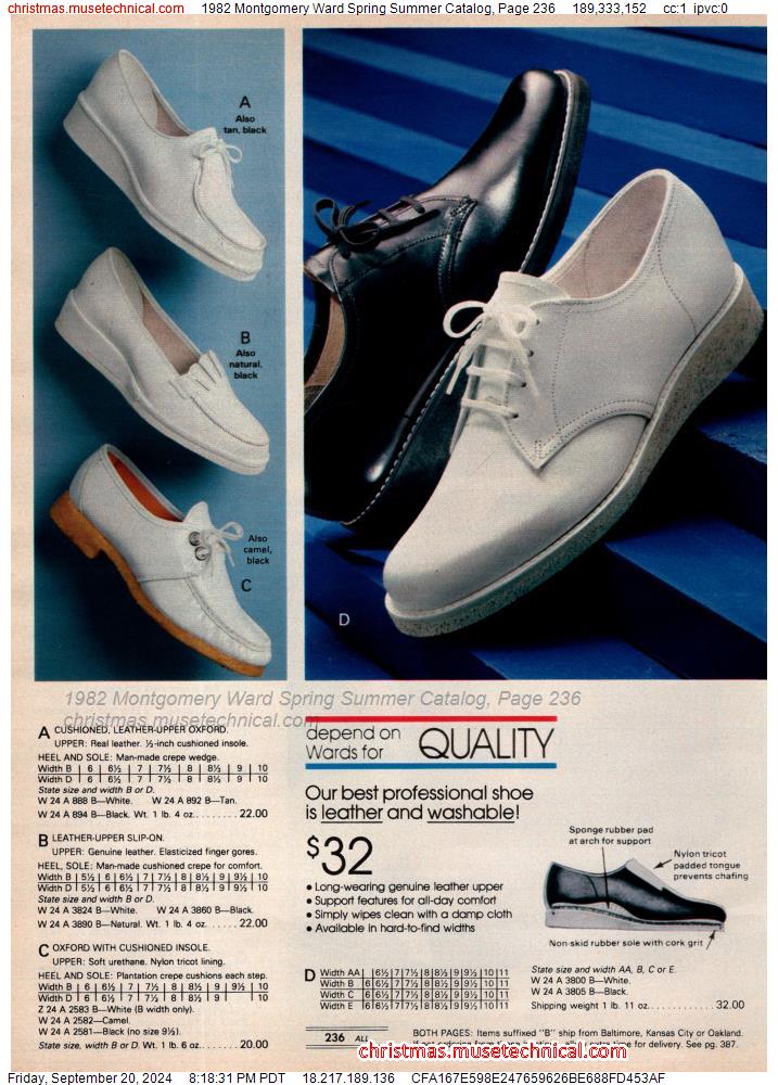 1982 Montgomery Ward Spring Summer Catalog, Page 236