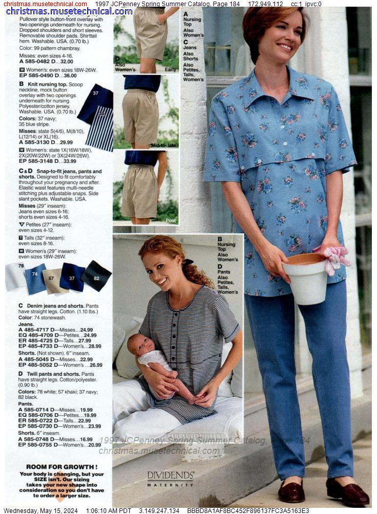 1997 JCPenney Spring Summer Catalog, Page 184