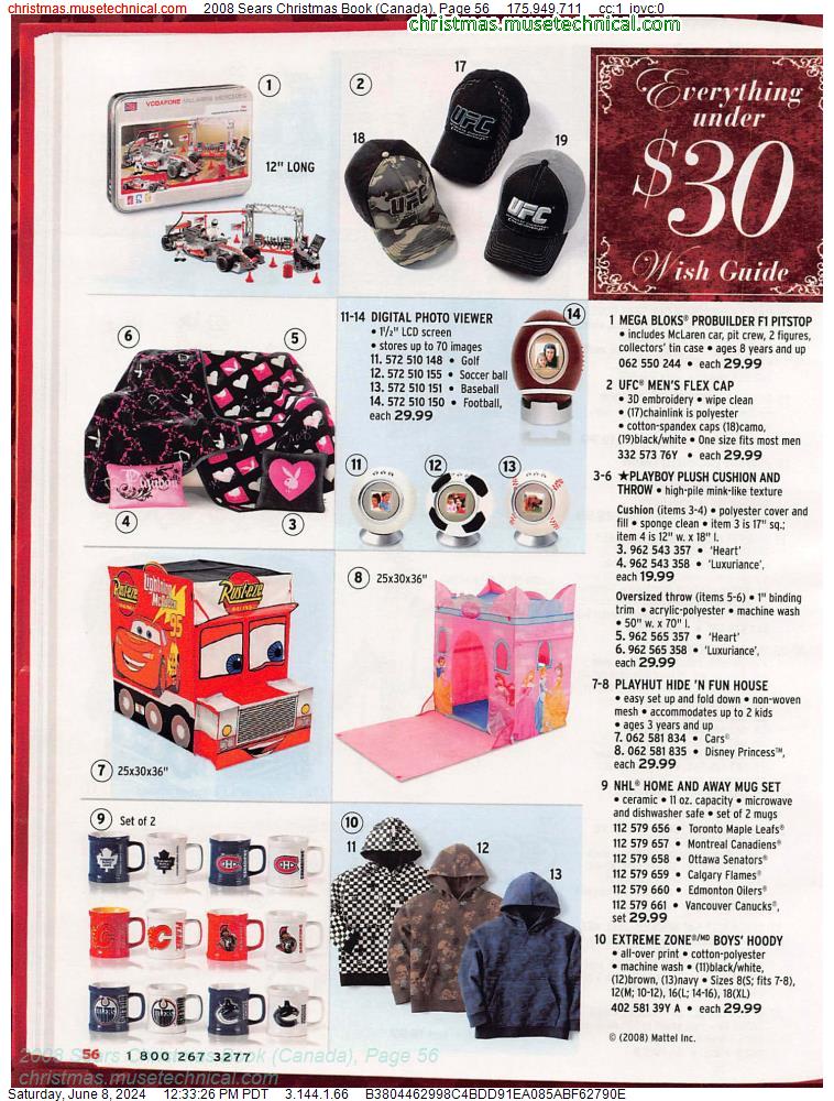 2008 Sears Christmas Book (Canada), Page 56