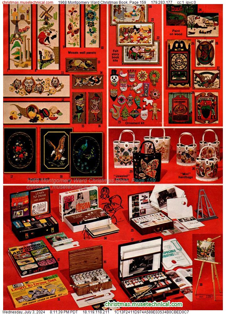 1968 Montgomery Ward Christmas Book, Page 159