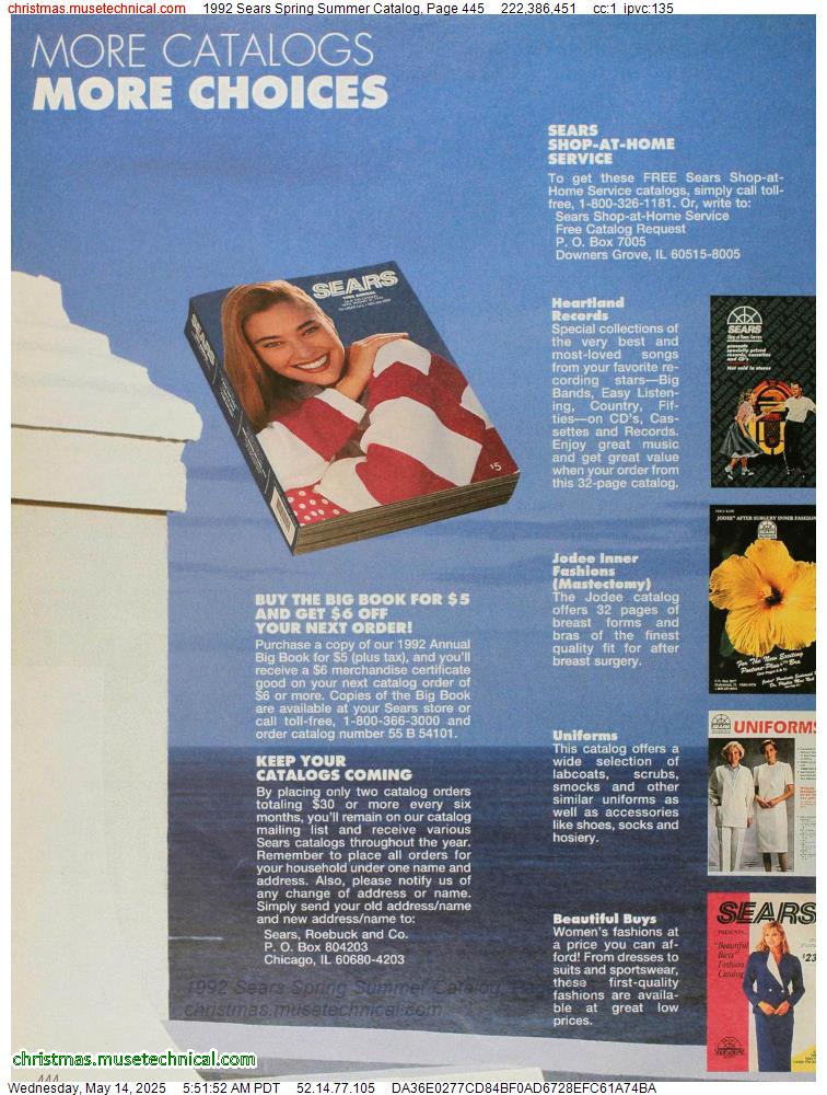 1992 Sears Spring Summer Catalog, Page 445