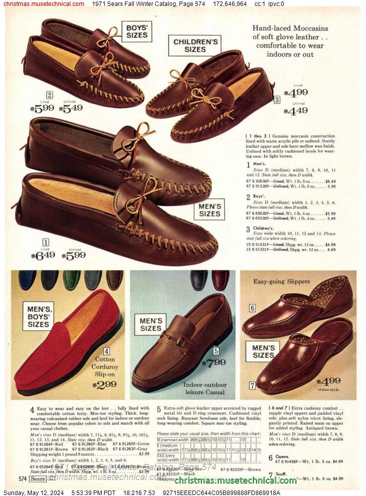 1971 Sears Fall Winter Catalog, Page 574