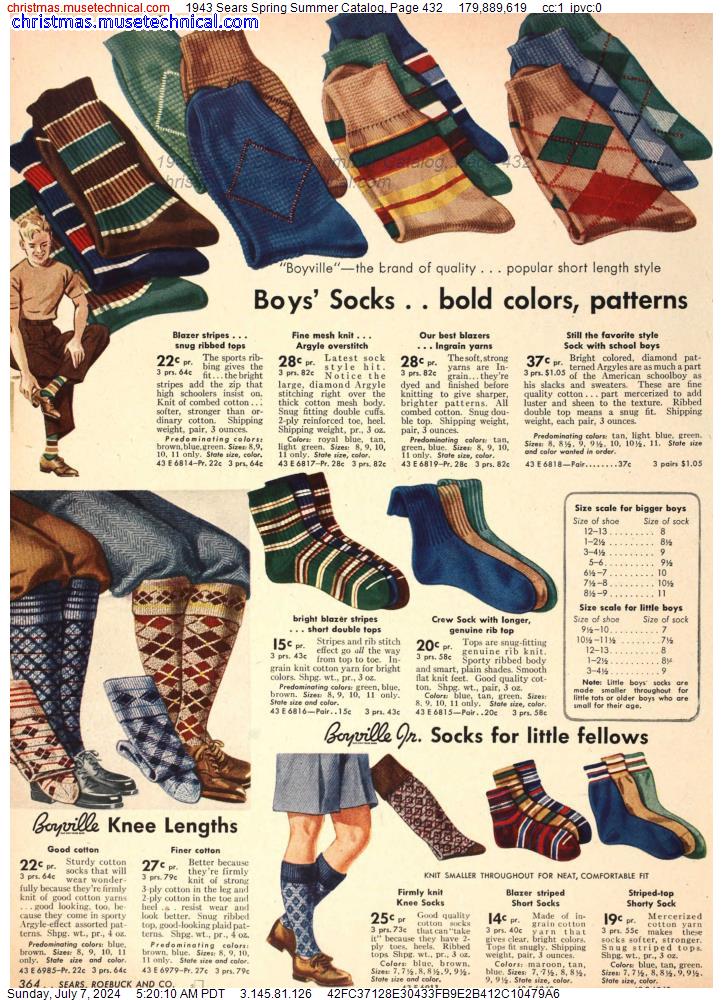 1943 Sears Spring Summer Catalog, Page 432