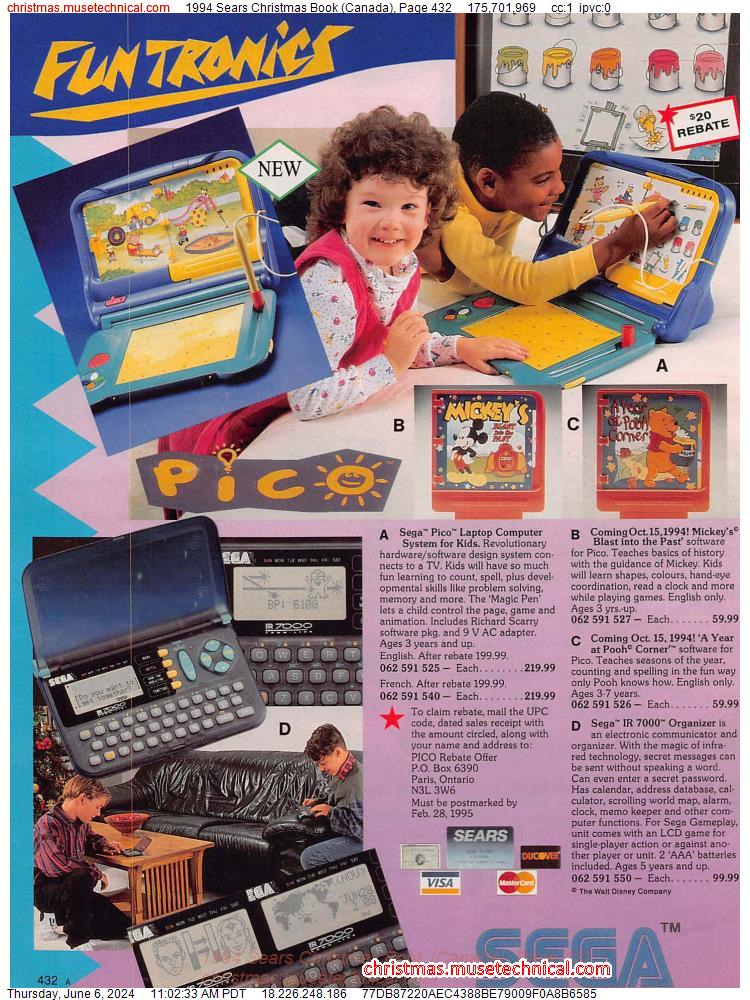 1994 Sears Christmas Book (Canada), Page 432