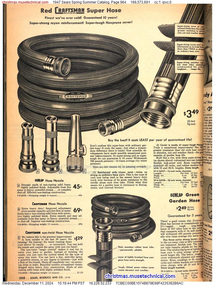 1947 Sears Spring Summer Catalog, Page 964