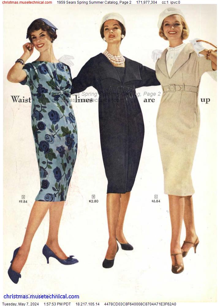 1959 Sears Spring Summer Catalog, Page 2