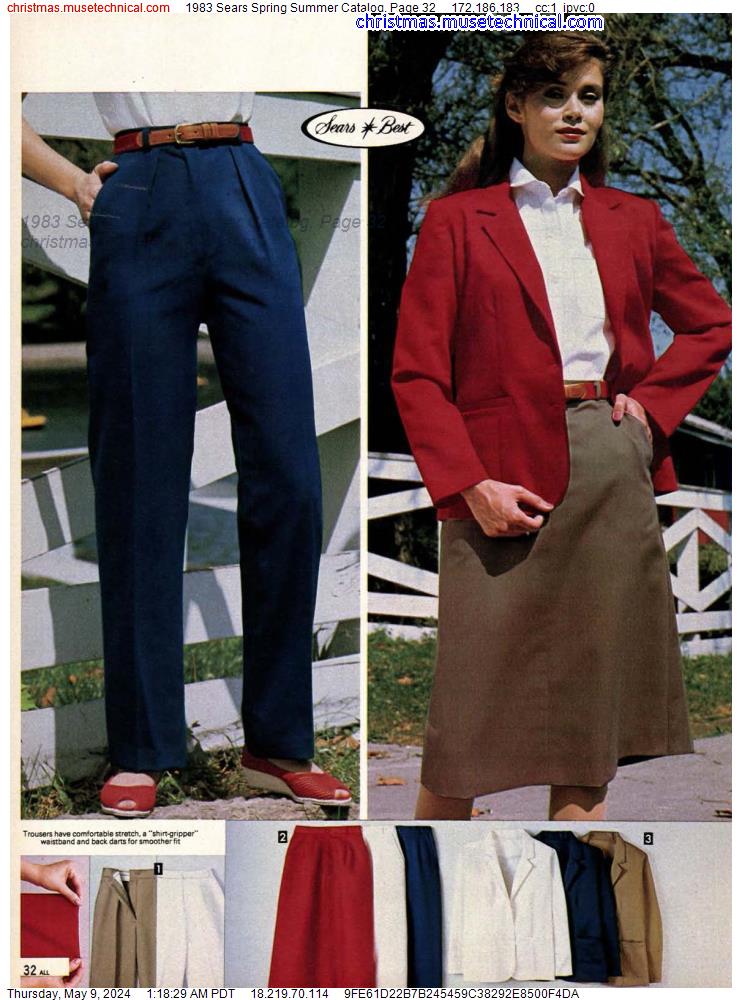 1983 Sears Spring Summer Catalog, Page 32
