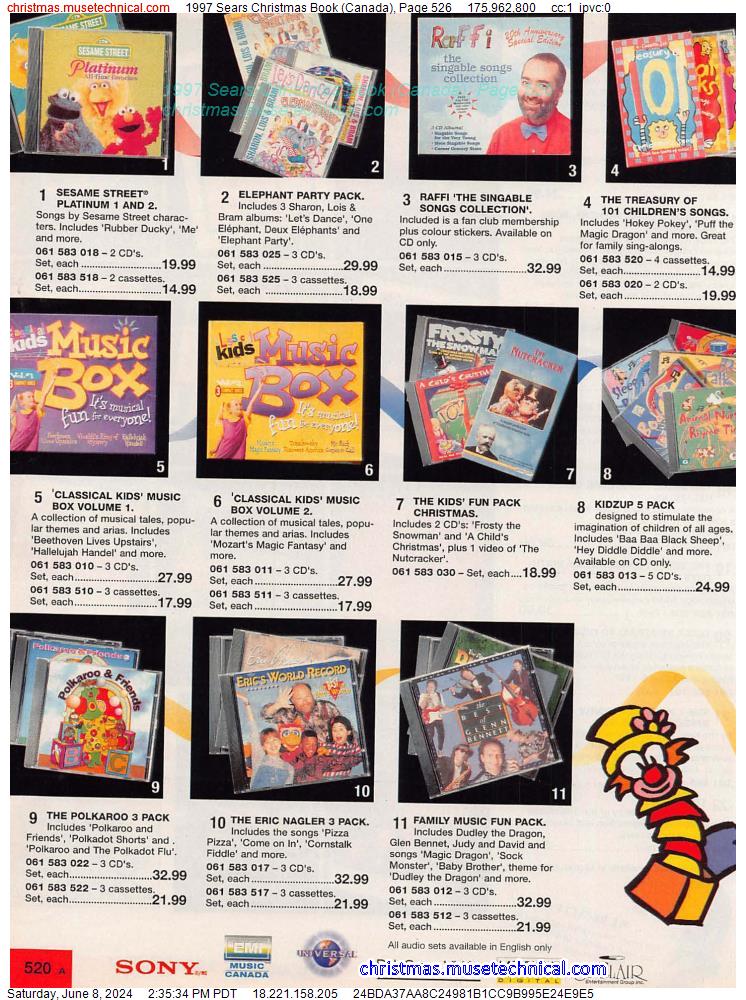 1997 Sears Christmas Book (Canada), Page 526
