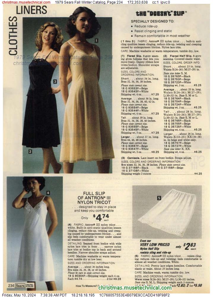 1979 Sears Fall Winter Catalog, Page 234 - Catalogs & Wishbooks
