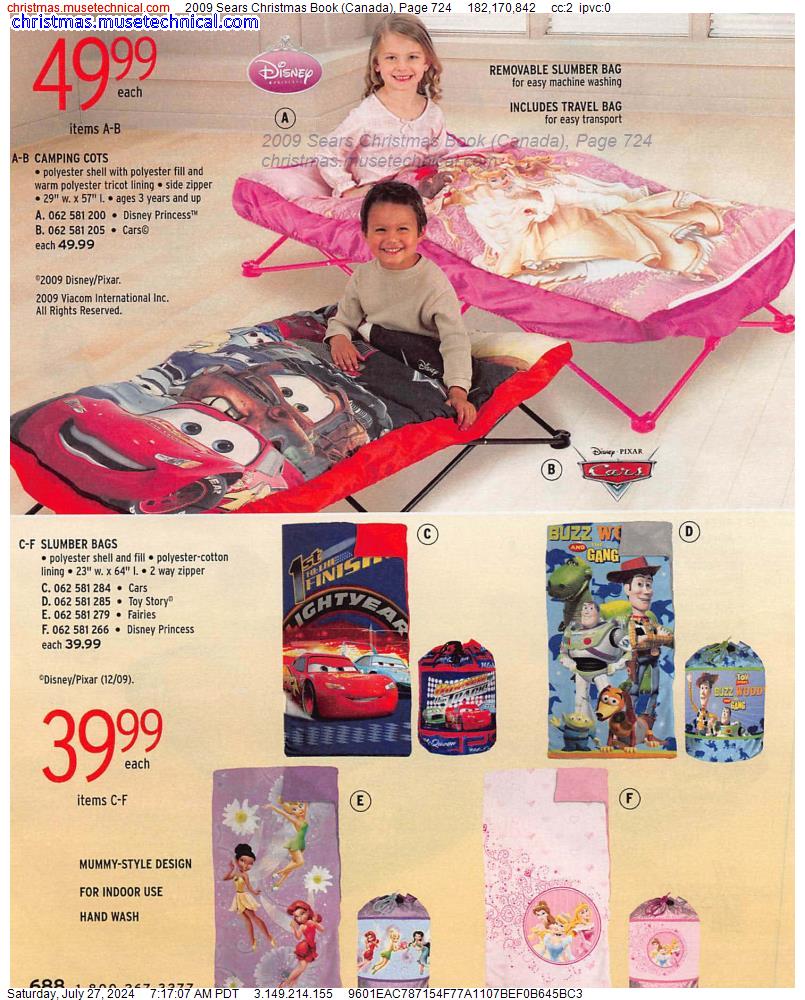 2009 Sears Christmas Book (Canada), Page 724