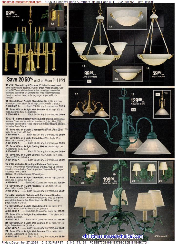 1996 JCPenney Spring Summer Catalog, Page 831