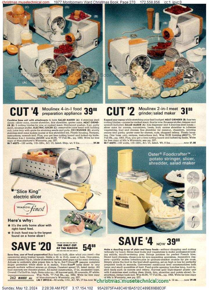1977 Montgomery Ward Christmas Book, Page 270