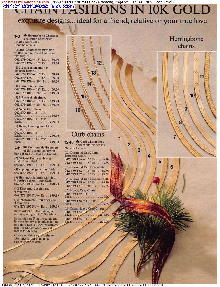 1994 Sears Christmas Book (Canada), Page 52