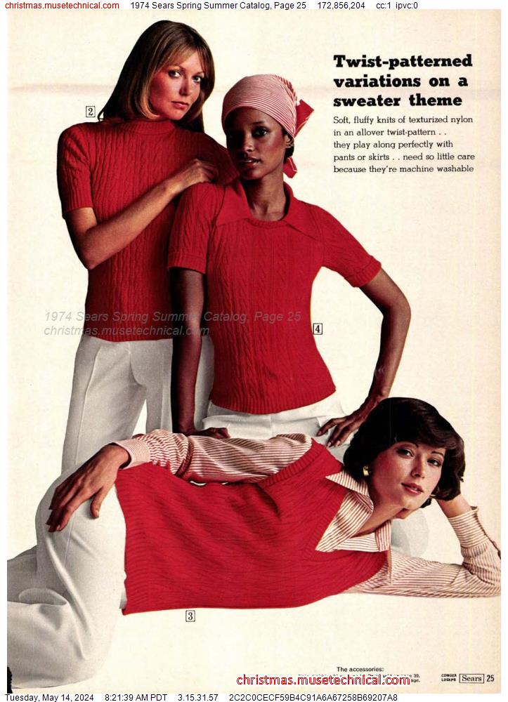 1974 Sears Spring Summer Catalog, Page 25