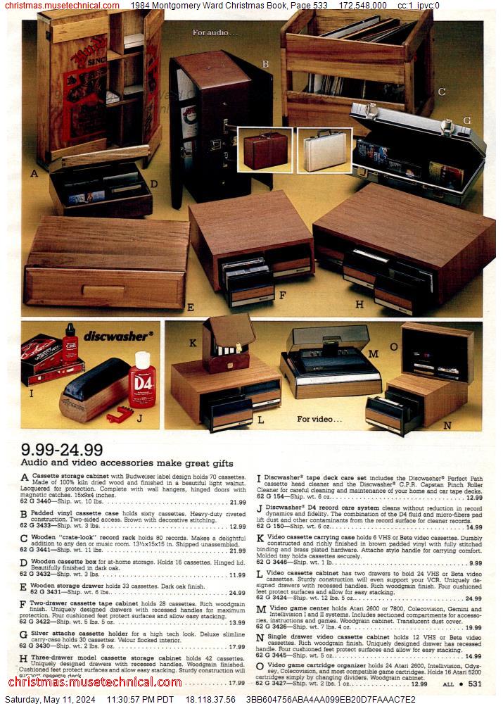 1984 Montgomery Ward Christmas Book, Page 533