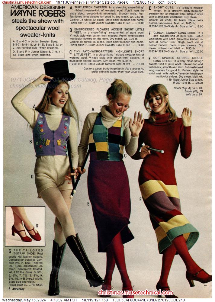 1971 JCPenney Fall Winter Catalog, Page 6