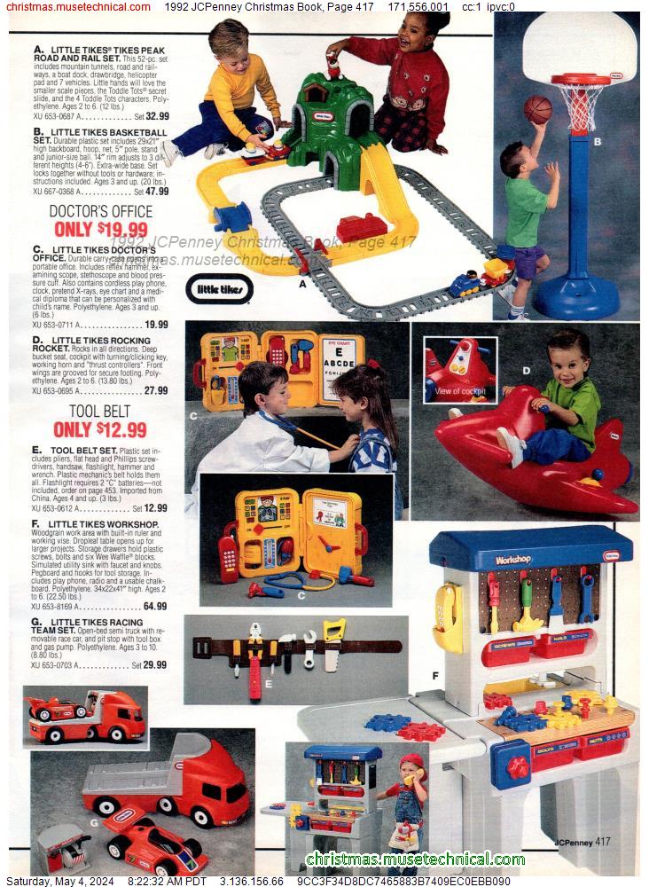 1992 JCPenney Christmas Book, Page 417
