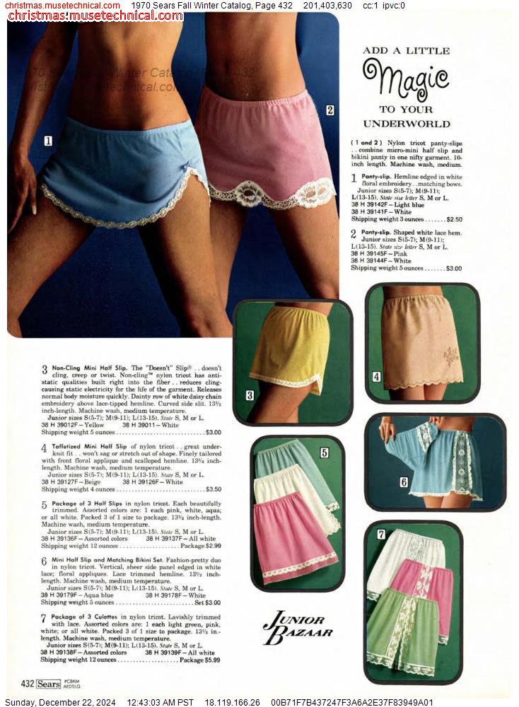 1970 Sears Fall Winter Catalog, Page 432