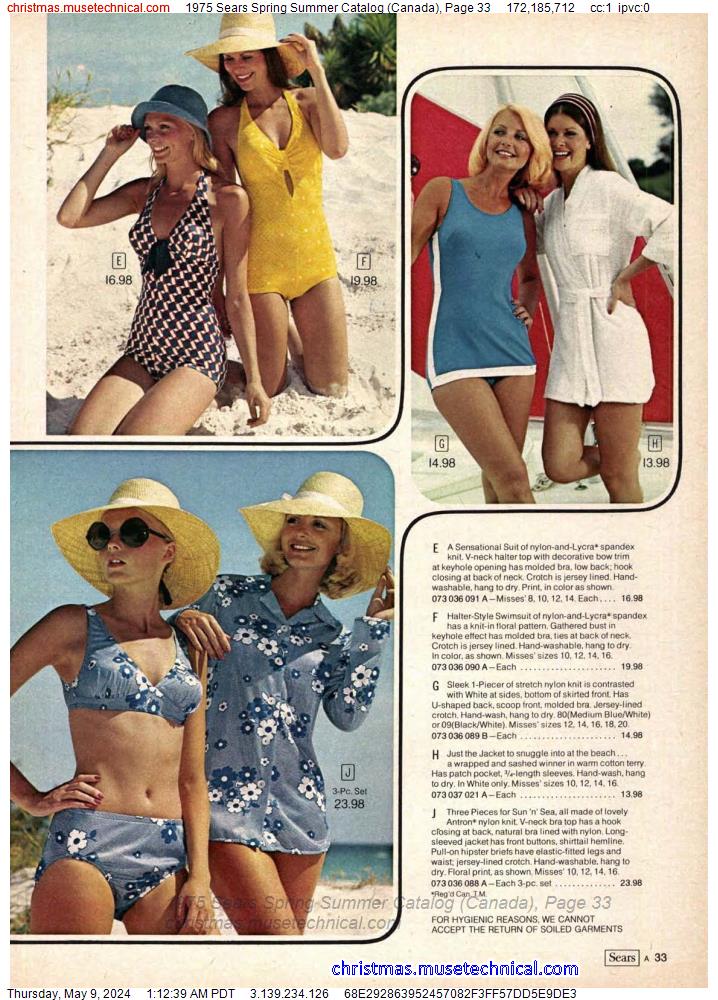 1975 Sears Spring Summer Catalog (Canada), Page 33