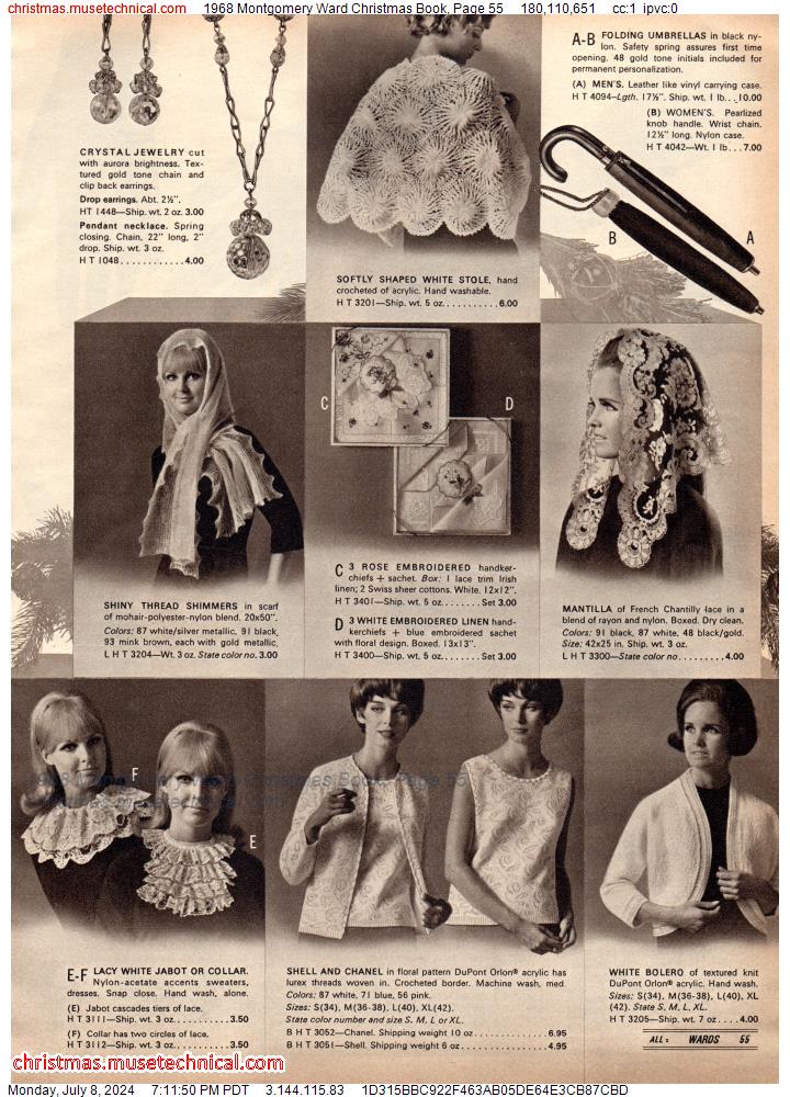1968 Montgomery Ward Christmas Book, Page 55