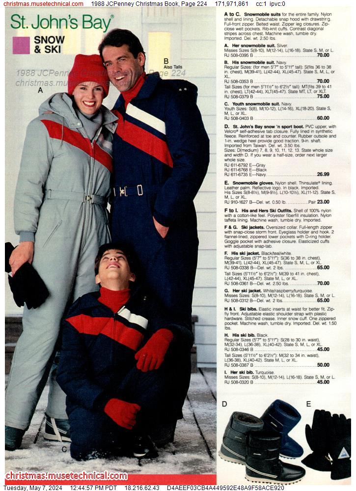 1988 JCPenney Christmas Book, Page 224