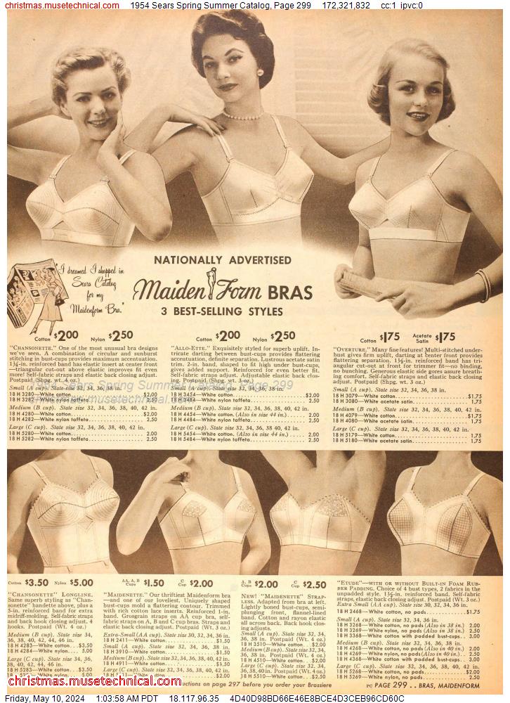 1954 Sears Spring Summer Catalog, Page 299