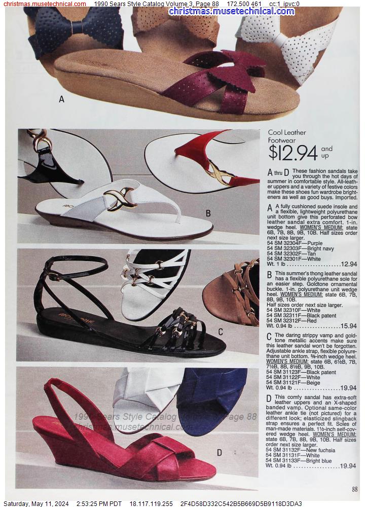 1990 Sears Style Catalog Volume 3, Page 88