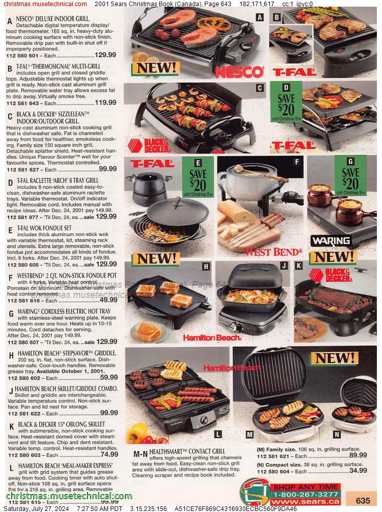 2001 Sears Christmas Book (Canada), Page 643