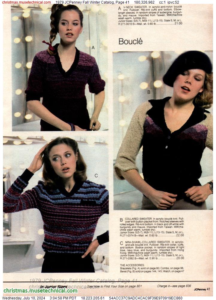 1979 JCPenney Fall Winter Catalog, Page 41
