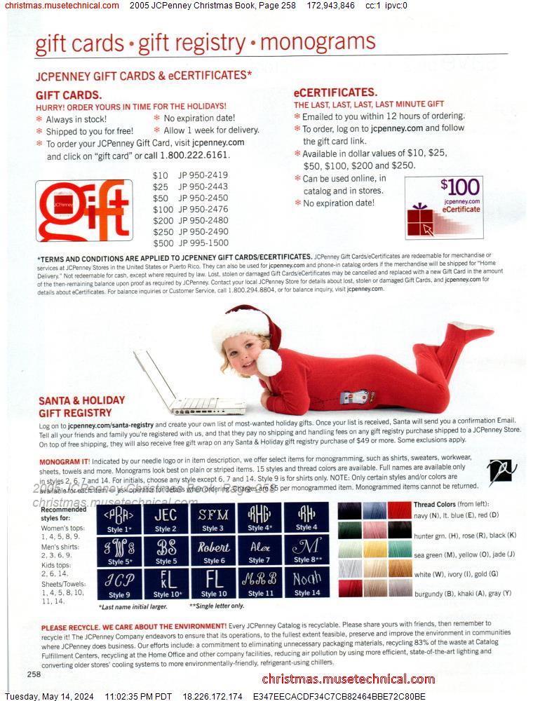 2005 JCPenney Christmas Book, Page 258