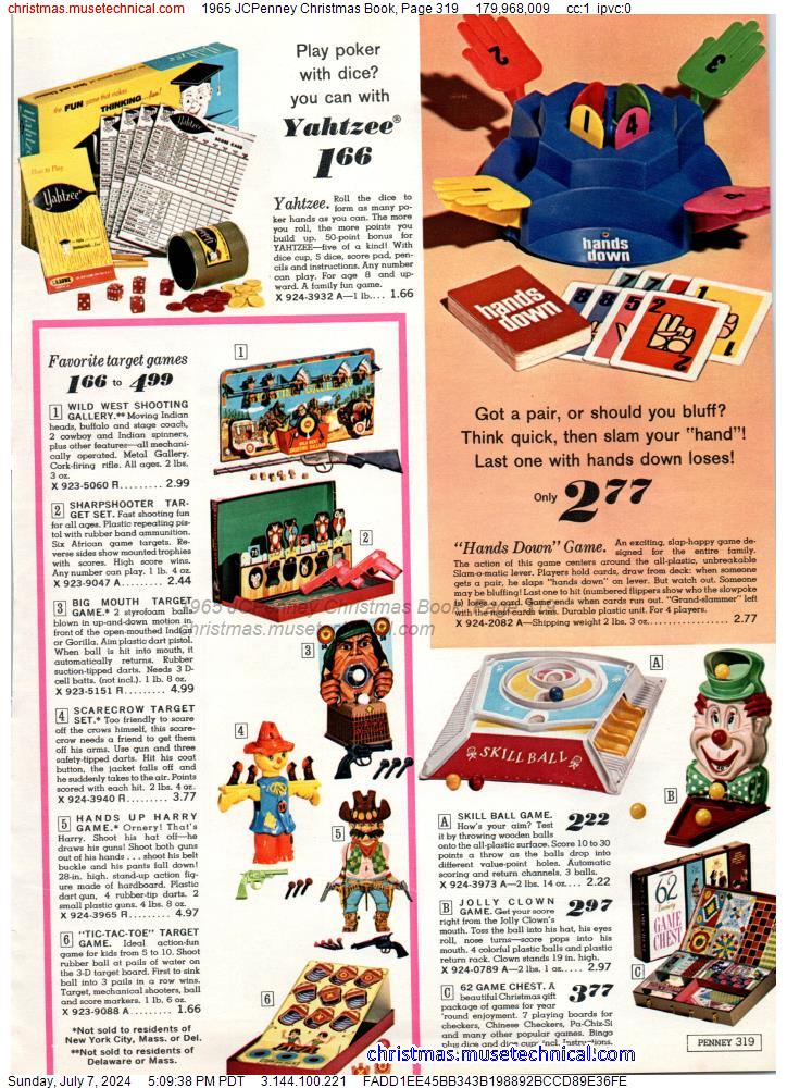 1965 JCPenney Christmas Book, Page 319