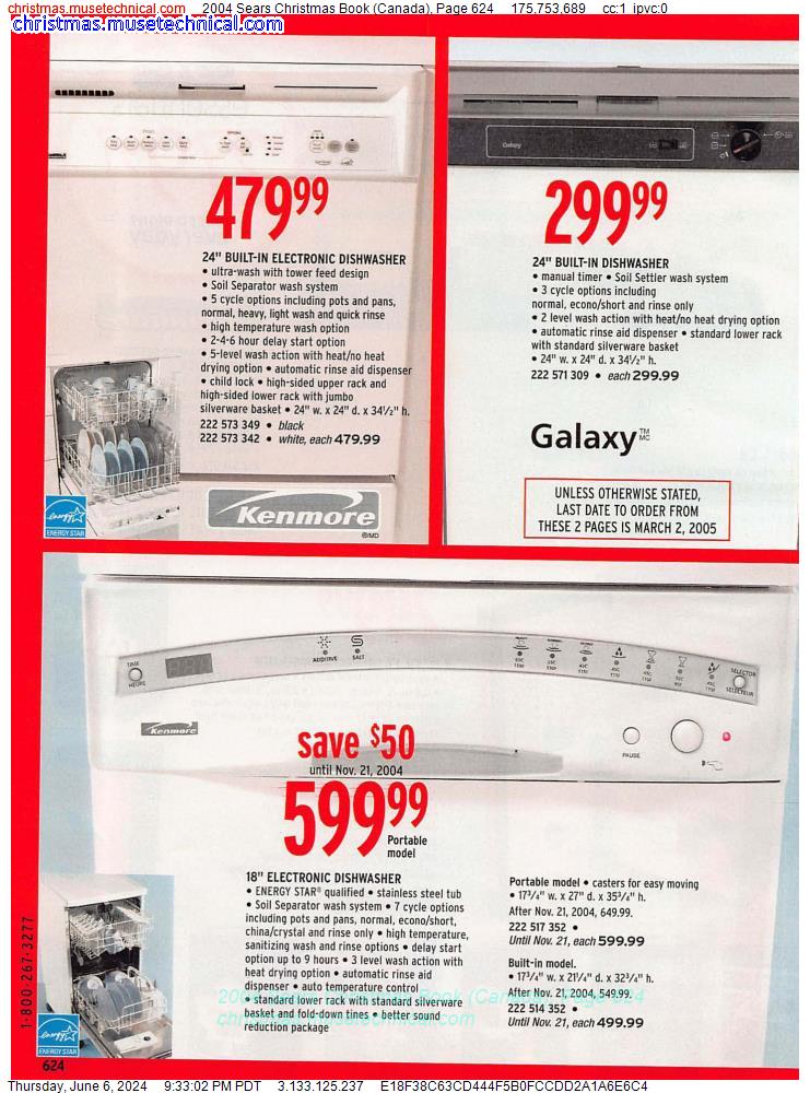 2004 Sears Christmas Book (Canada), Page 624