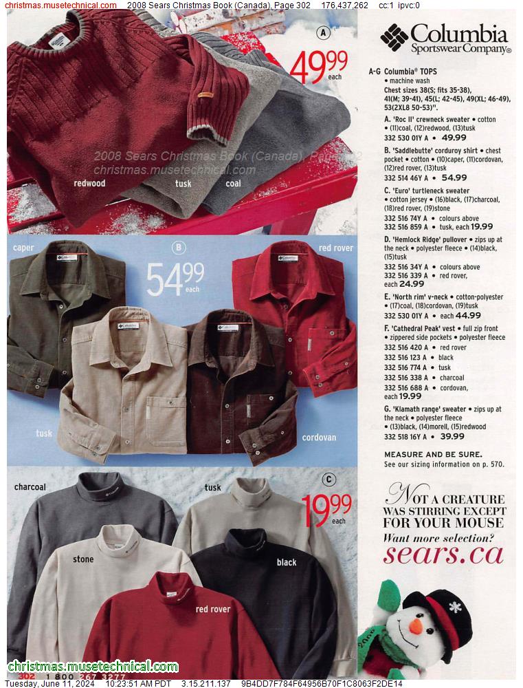 2008 Sears Christmas Book (Canada), Page 302