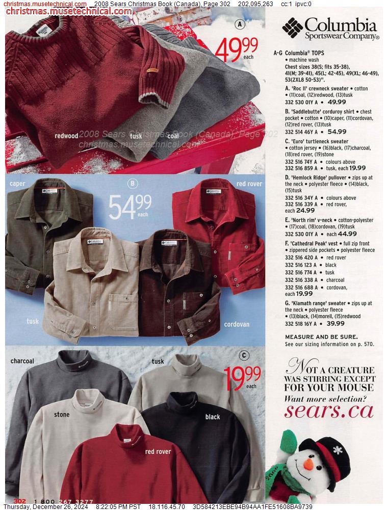 2008 Sears Christmas Book (Canada), Page 302