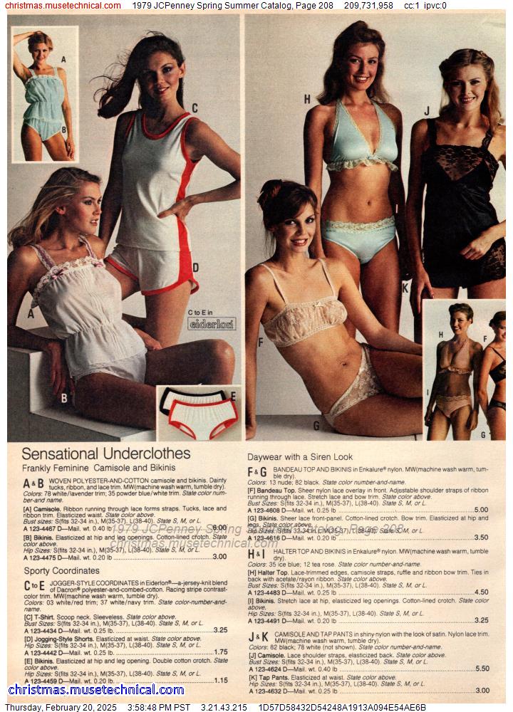 1979 JCPenney Spring Summer Catalog, Page 208