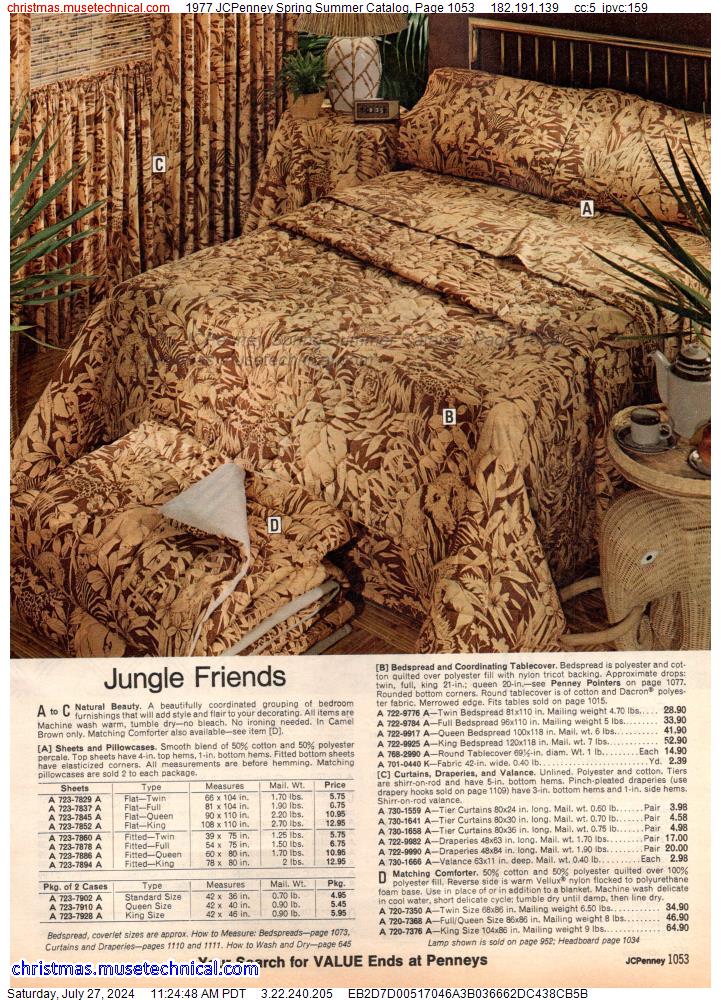 1977 JCPenney Spring Summer Catalog, Page 1053