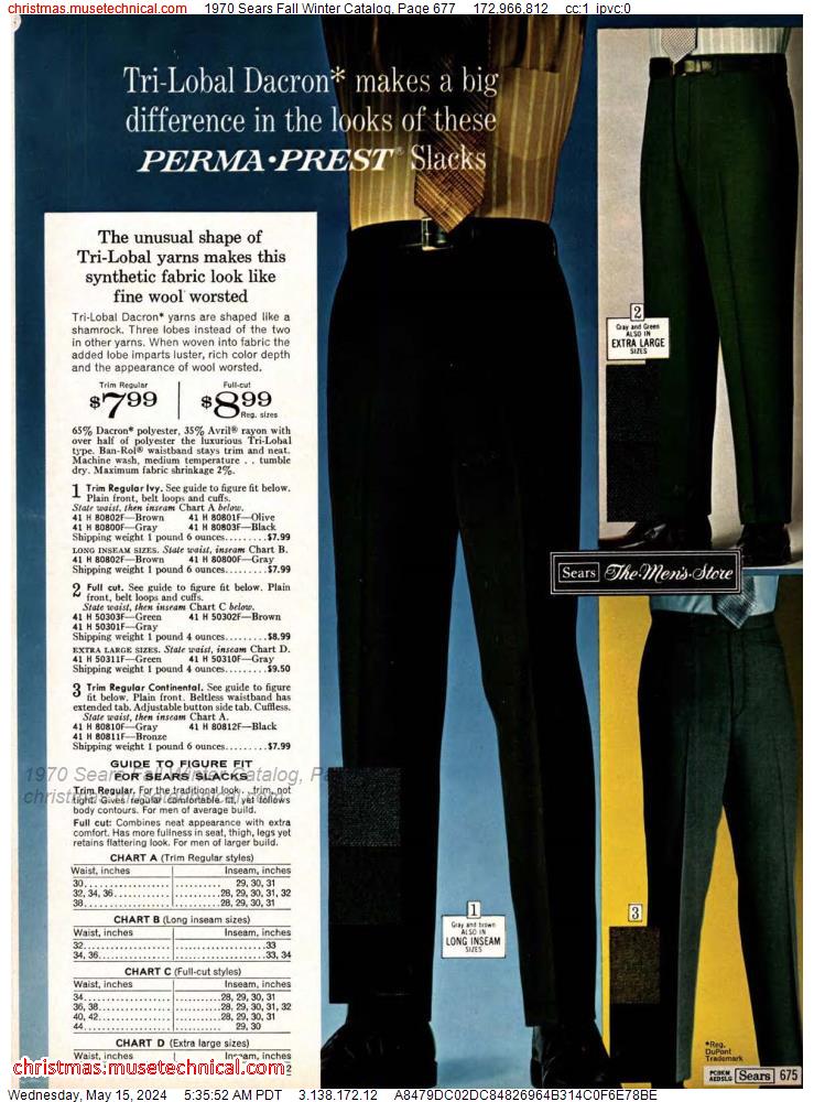 1970 Sears Fall Winter Catalog, Page 677