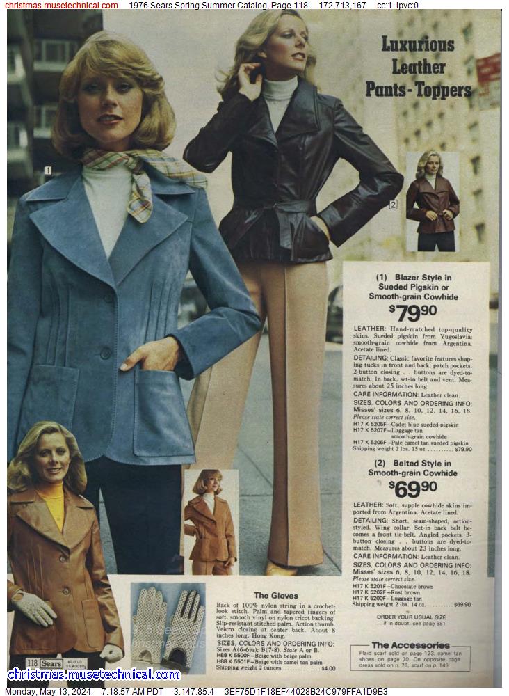 1976 Sears Spring Summer Catalog, Page 118