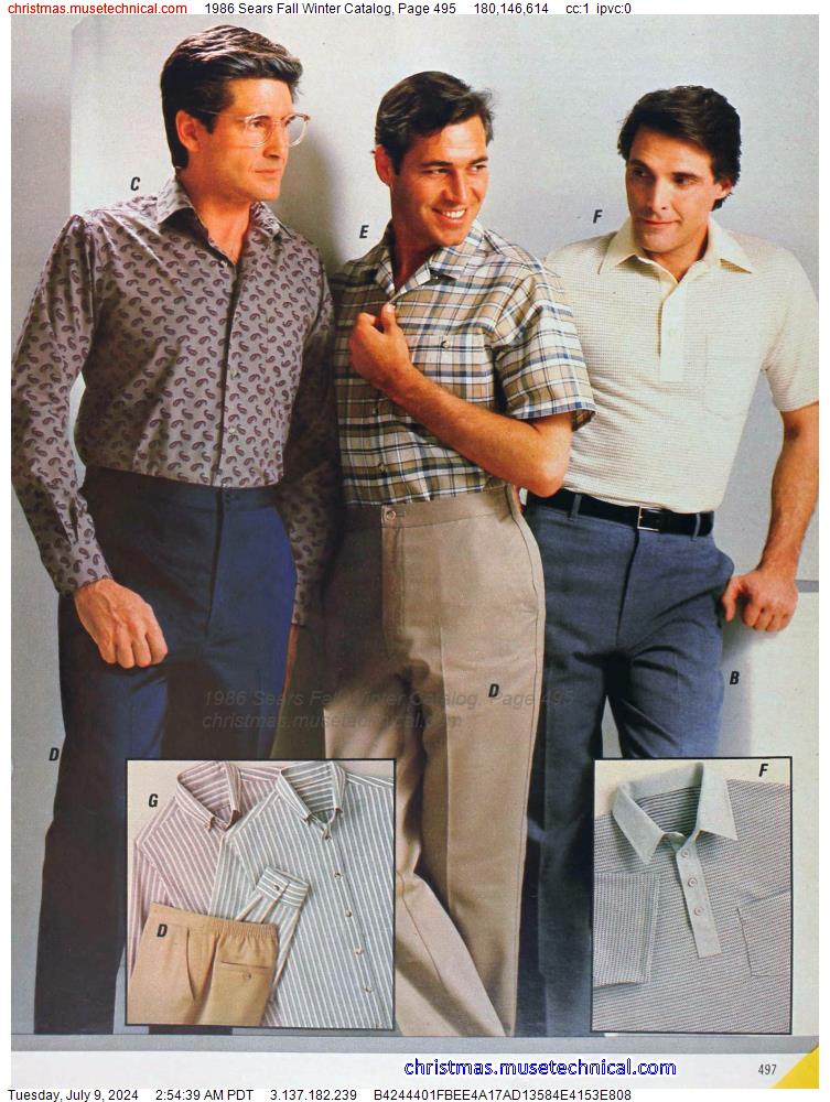 1986 Sears Fall Winter Catalog, Page 495