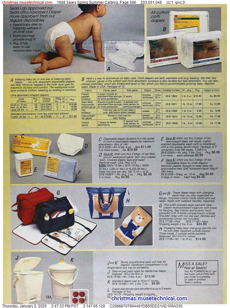 1988 Sears Spring Summer Catalog, Page 586