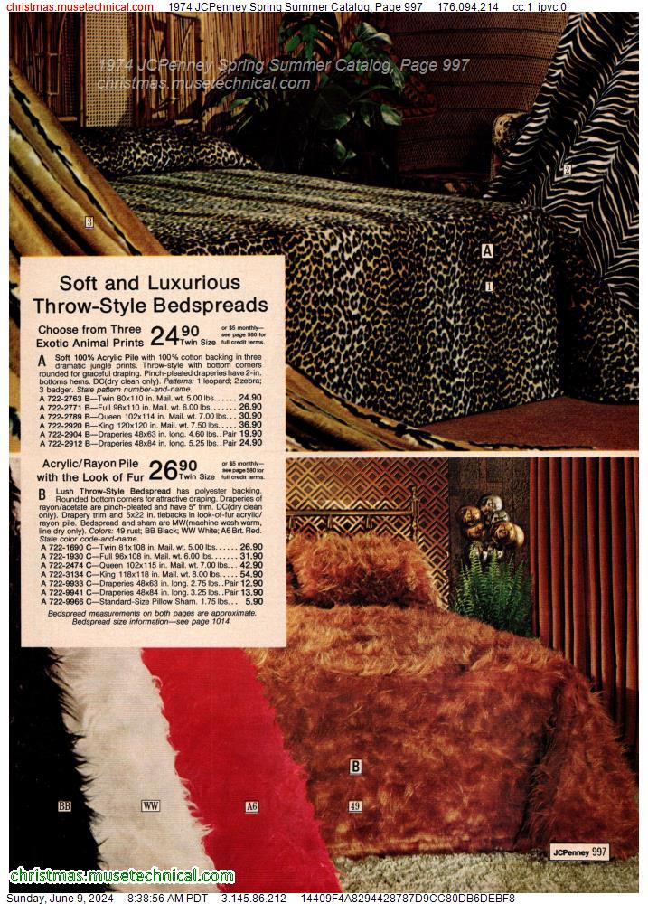 1974 JCPenney Spring Summer Catalog, Page 997