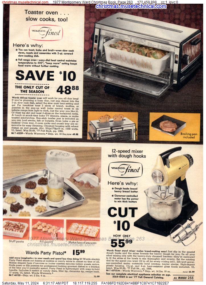 1977 Montgomery Ward Christmas Book, Page 263
