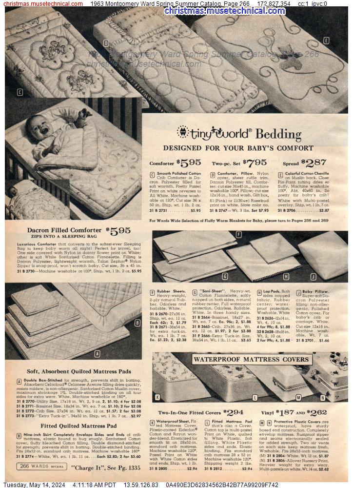 1963 Montgomery Ward Spring Summer Catalog, Page 266