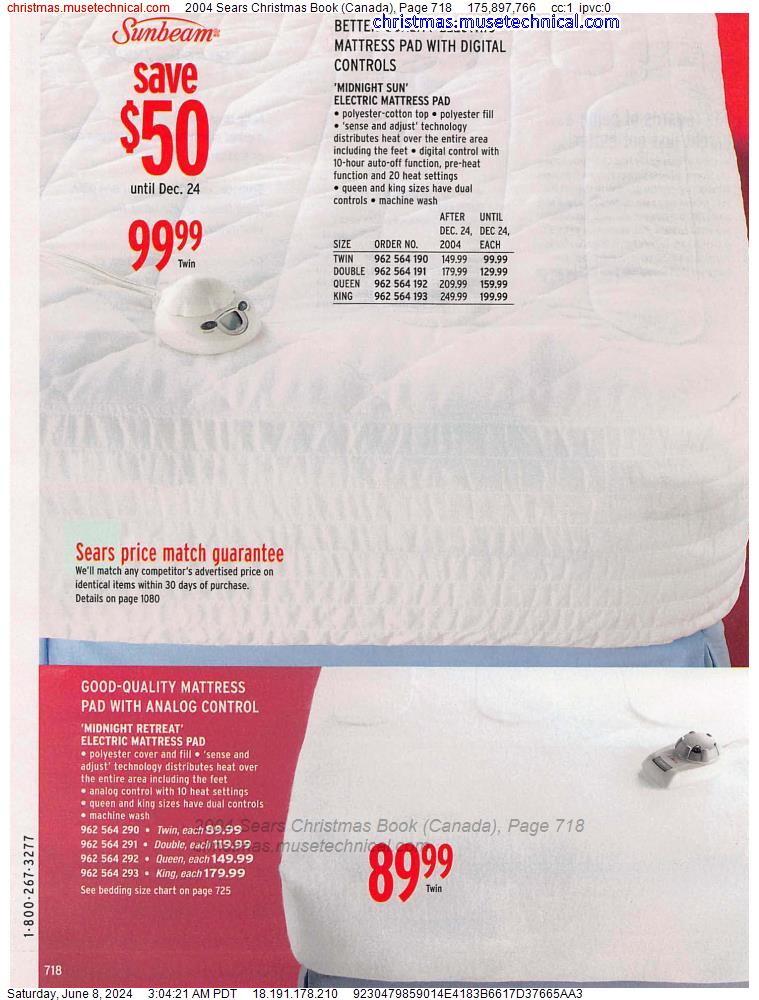 2004 Sears Christmas Book (Canada), Page 718