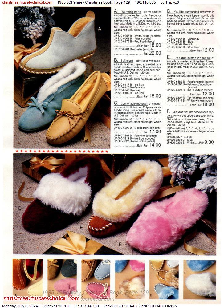 1985 JCPenney Christmas Book, Page 129