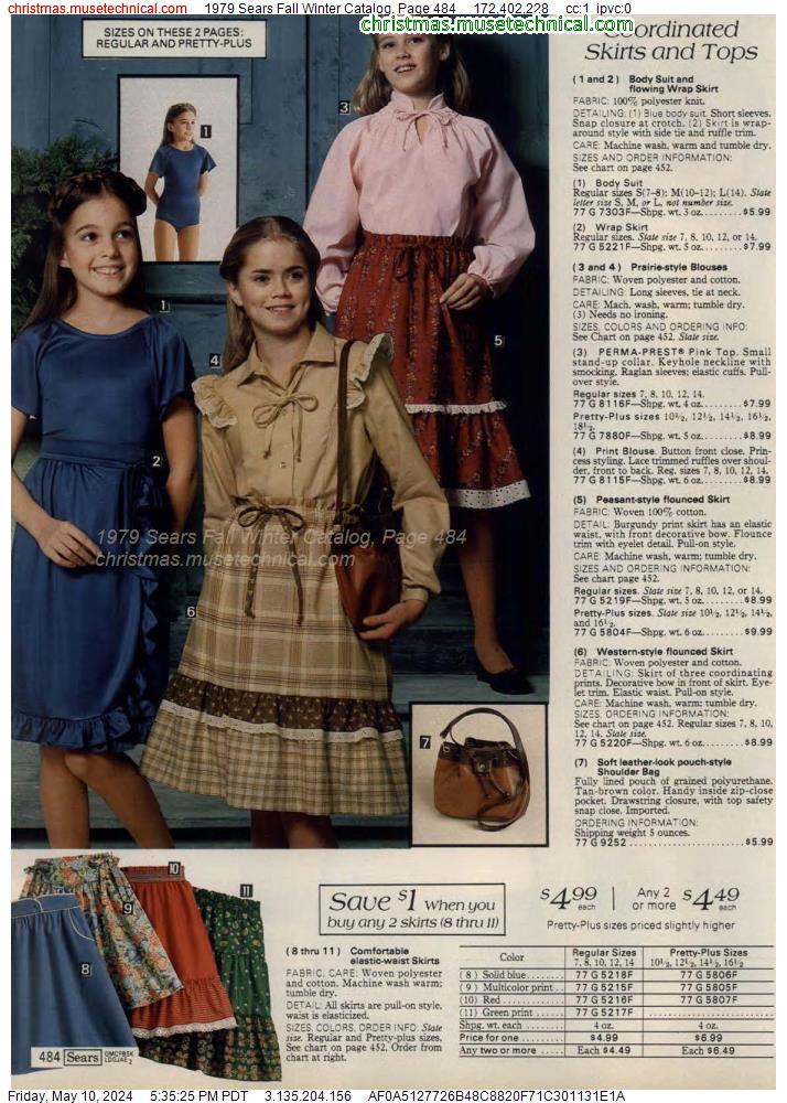 1979 Sears Fall Winter Catalog, Page 484