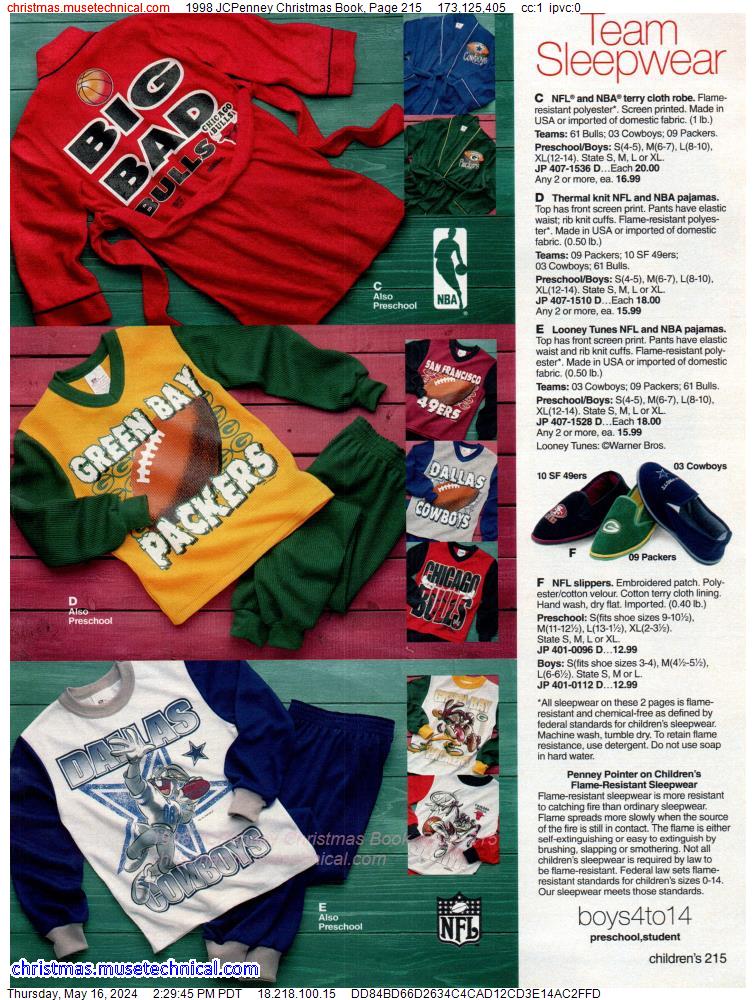 1998 JCPenney Christmas Book, Page 215