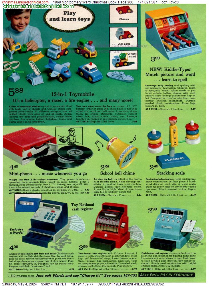 1969 Montgomery Ward Christmas Book, Page 306